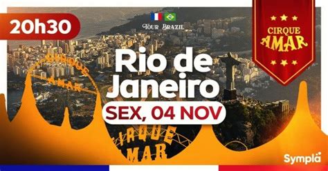 CIRQUE AMAR SEX NOV H Em Rio De Janeiro Sympla