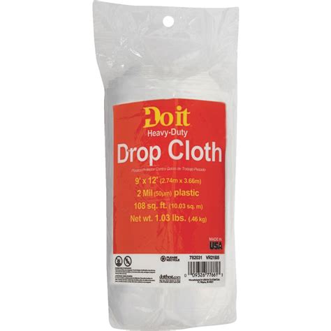 Do It Plastic 9 Ft X 12 Ft 2 Mil Drop Cloth Morganfield Home Center