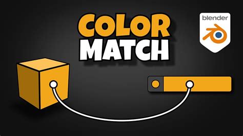 Color Match addon - Released Scripts and Themes - Blender Artists Community