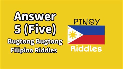 Bugtong Bugtong P2 Pinoy Riddles Youtube