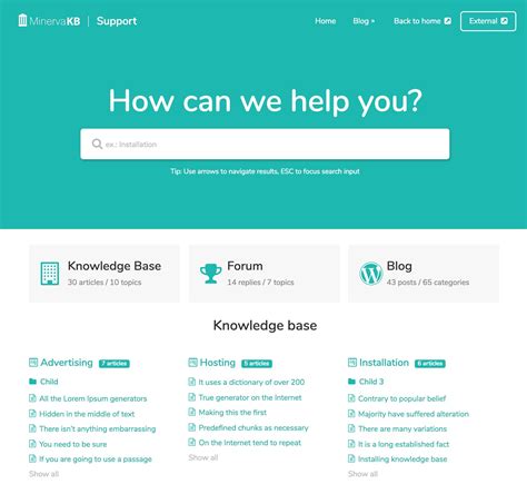 MinervaKB - WordPress Help Center Theme | Codester