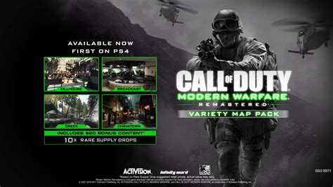 Modern Warfare Remastered Variety Map Pack now available on PS4 - Charlie INTEL