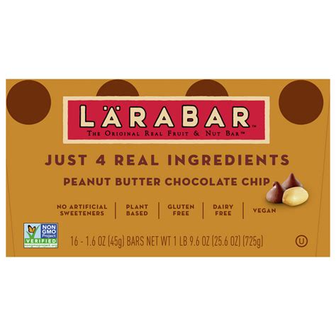 Save On Larabar Fruit Nut Food Bar Peanut Butter Chocolate Chip