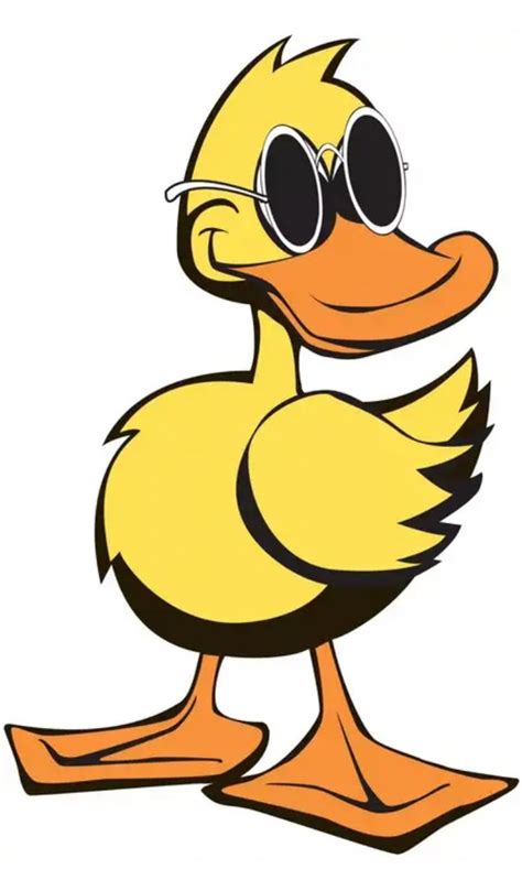 Крутая утка рисунок (24 фото)