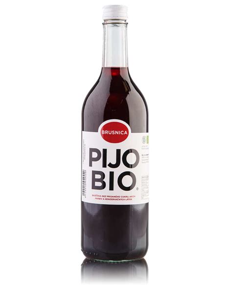 100% ovocná bio šťava BRUSNICA 700ml - PIJO BIO – Bio šťavy, sirupy a čaje. 