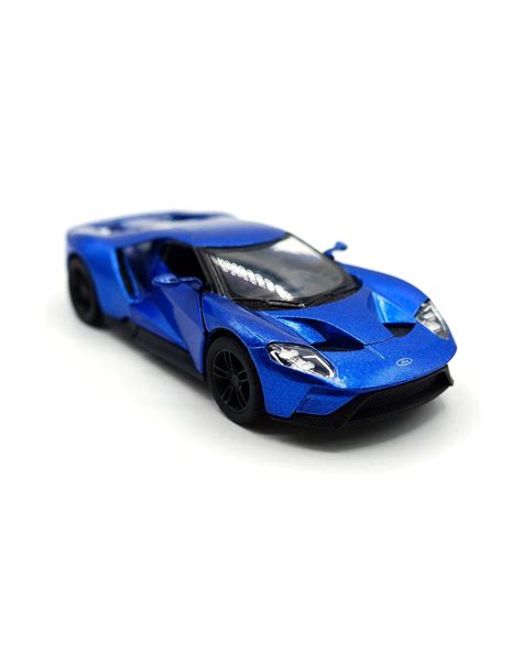 Kinsmart 2017 Ford GT Diecast Model Toy Car, but NO Box, Ford GT Blue ...