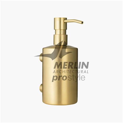 Prostyle Soap Dispenser Satin Brass Merlin Architectural