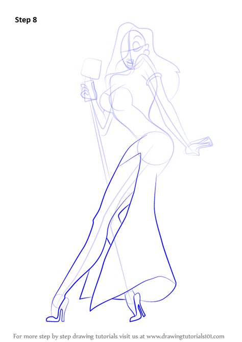 how to draw jessica rabbit