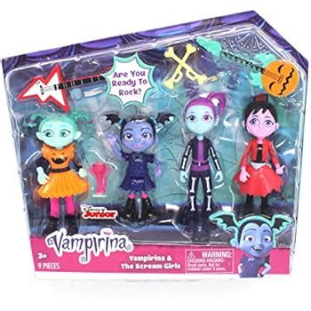 Amazon.com: Vampirina & The Scream Girls Set Dolls: Toys & Games