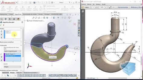 Tutorial De Modelado De Superficies Con Solidworks Youtube