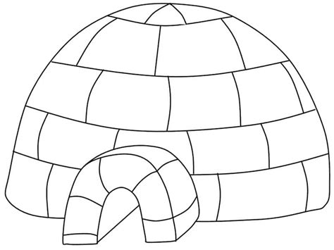 Desenhos De Iglu Para Colorir Pintar E Imprimir Colorironline