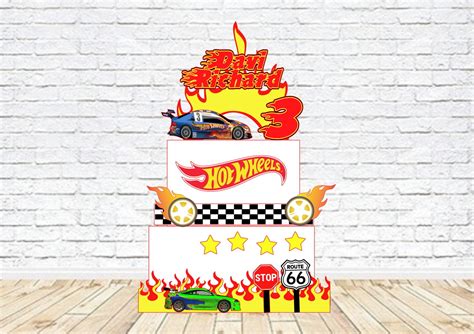 Arquivo De Corte Topo De Bolo Hot Wheels Studio Elo
