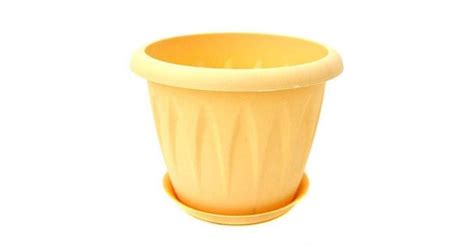 Кашпо АЛИЦИЯ 2л с поддоном Белая глина купить с доставкой в интернет ...