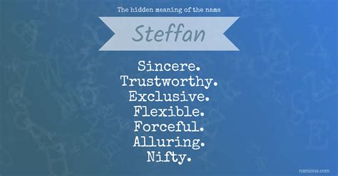 The hidden meaning of the name Steffan | Namious