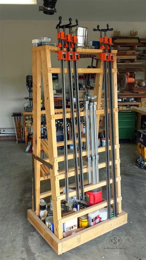 Clamp Rack Wood Shop Mike
