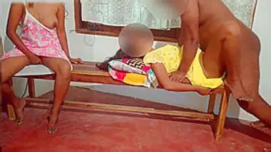 Husband Having Sex With Wifes Friend While His Wife Is Watching Cuckold Wife Threesome Porn