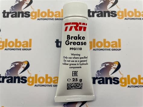 Clear Brake Grease 25g Tube - TRW | eBay
