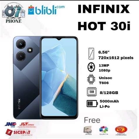 Jual Infinix Hot 30i 8/128gb ( Ram 8gb Dan Internal 128gb) - Garansi ...