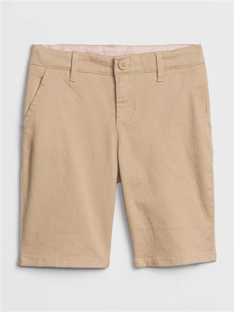 Kids Uniform Bermuda Shorts With Gap Shield Gap