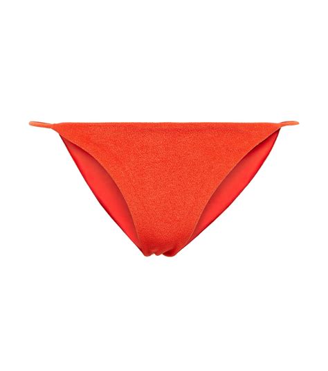 JADE Swim Bare Minimum Terry Bikini Bottoms In Red Lyst