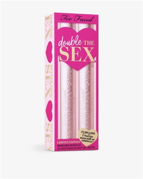 PO Too Faced Double The Sex Better Than Sex Mascara Set Of Two 8ml X 2 Beauty Personal