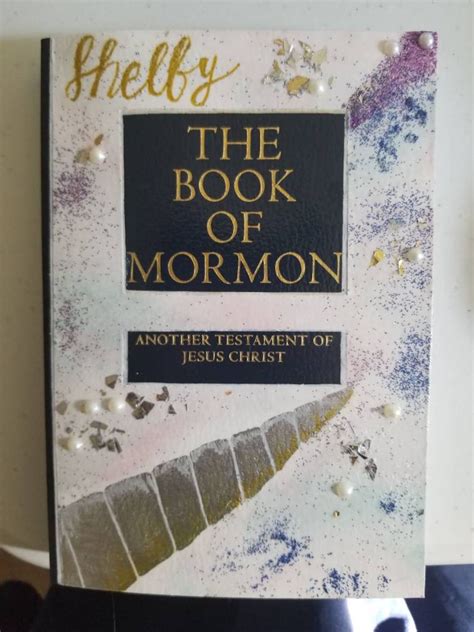 Custom Hand Painted Books Of Mormon Etsy