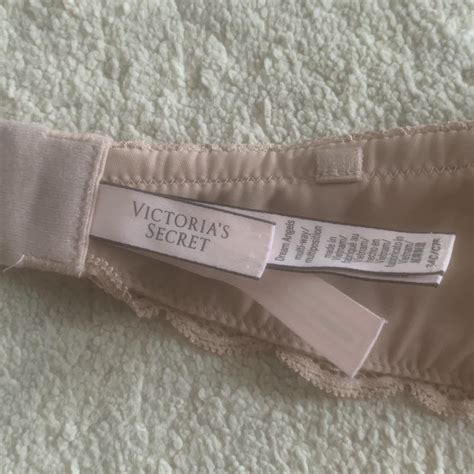 Nude Victorias Secret Strapless Bra In Size C A Depop
