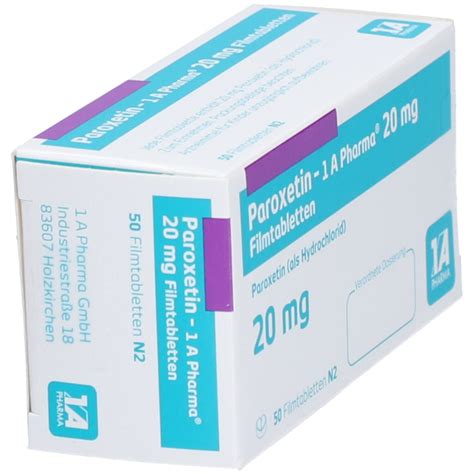 Paroxetin A Pharma Mg St Mit Dem E Rezept Kaufen Shop Apotheke