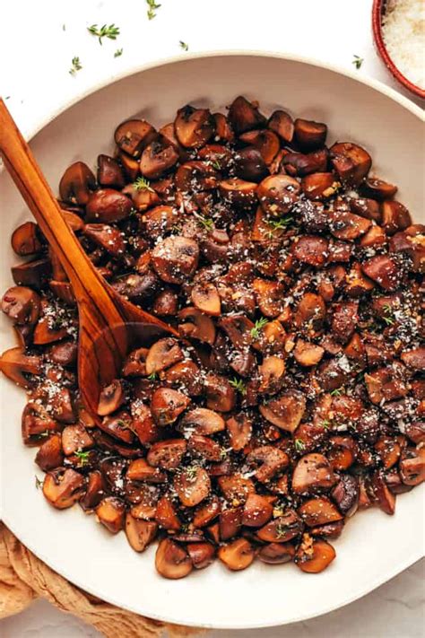 White Wine Sautéed Mushrooms - Gimme Some Oven