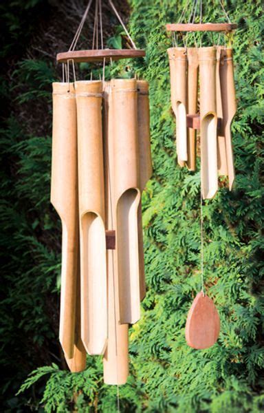 Vindspill Bambus Stor Large Natural Bamboo Windchime Mystic Dreamer