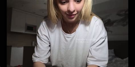 Perfect Blonde Bikini Striptease