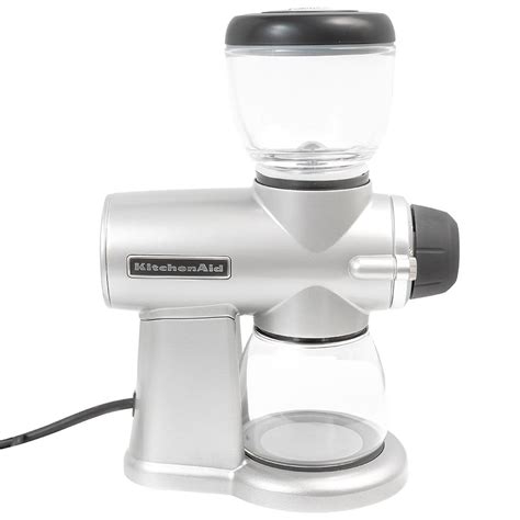 Kitchenaid Kcg0702cu 7 Oz Burr Coffee Grinder W 15 Grind Settings Contour Silver