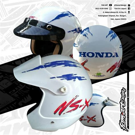 Jual Sticker Helm Honda NSX Super Glossy Shopee Indonesia