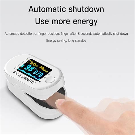 Пульс на кончике пальца SpO2 Оксиметр Измеритель уровня кислорода в ...