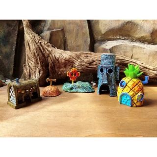 Jual Bikini Bottom Spongebob 1 Set Paket Hiasan Ornamen Aquarium Akuarium Shopee Indonesia
