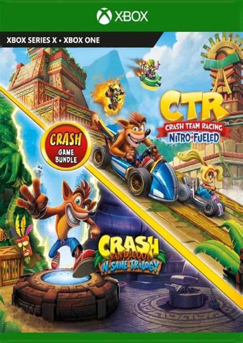 Crash Bandicoot Bundle N Sane Trilogy CTR Nitro Fueled UK Xbox