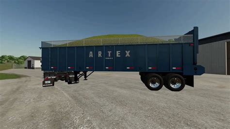 Artex 3606 8 Remorque Semi Ensilage V1 0 0 0 FS25 Mod Farming