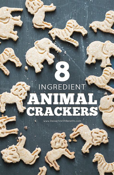 Healthy Homemade Animal Crackers Recipe | Desserts With Benefits