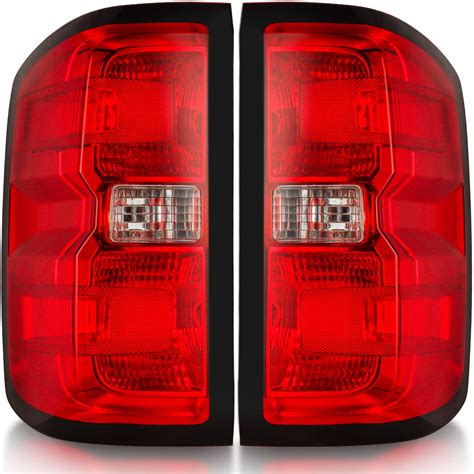 Tektend Tail Light Assembly Compatible With 2014 2019 Chevy Silverado 1500 2500hd 3500hd With