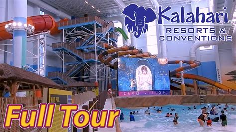 Kalahari Indoor Waterpark (Round Rock, Texas) | Full Tour - YouTube