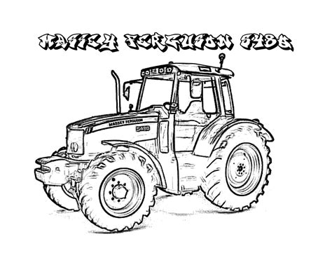 Dessin Tracteur Coloriages Imprimer