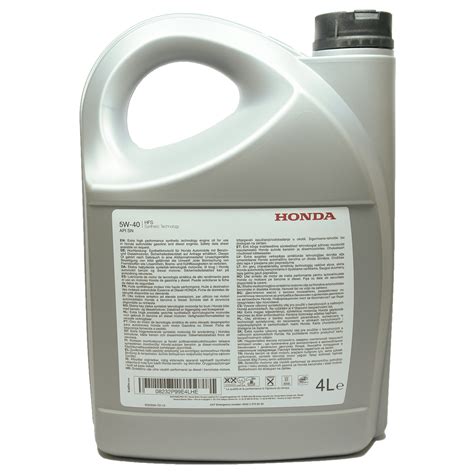Моторно масло, Honda, 5W40, HFS, 4л - eMAG.bg