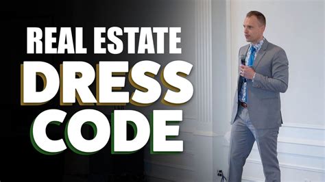 Real Estate Agent Dress Code Youtube