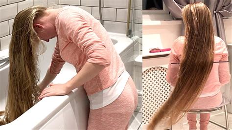 RealRapunzels Long Blonde Silky Wash YouTube