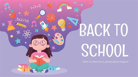 Free Back to School Google Slides themes and PPT templates