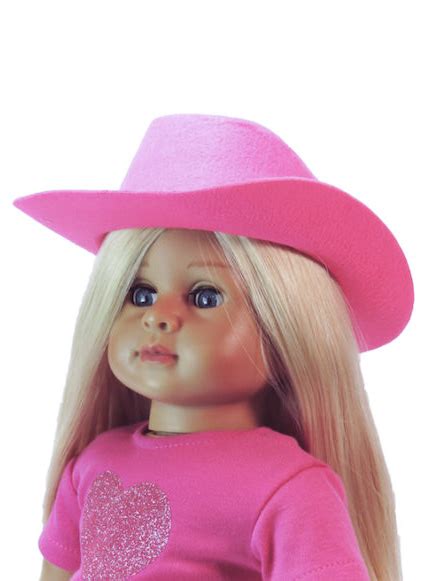 18 Doll Hot Pink Western Cowgirl Hat The Doll Boutique