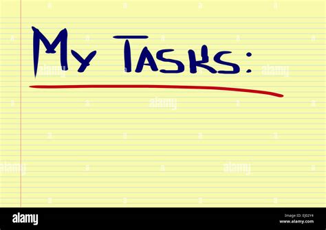 tasks concept stock photo alamy