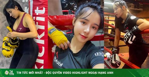 Hot girl phòng Gym Quỳnh Nguyễn vòng ba 100cm tung cước khiến fan trầm trồ