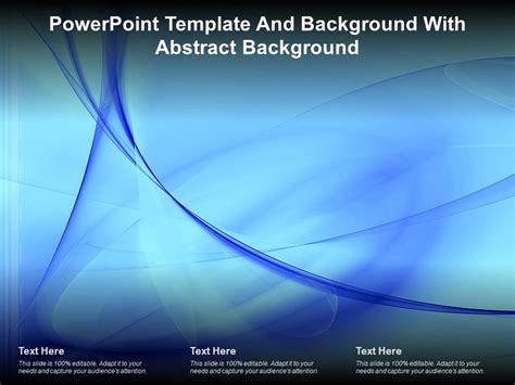 Powerpoint Template And Background With Abstract Background ...