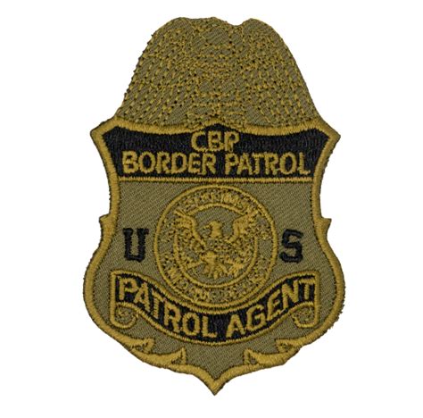 Usbp® Cbp Badge Patch Border Patrol Museum